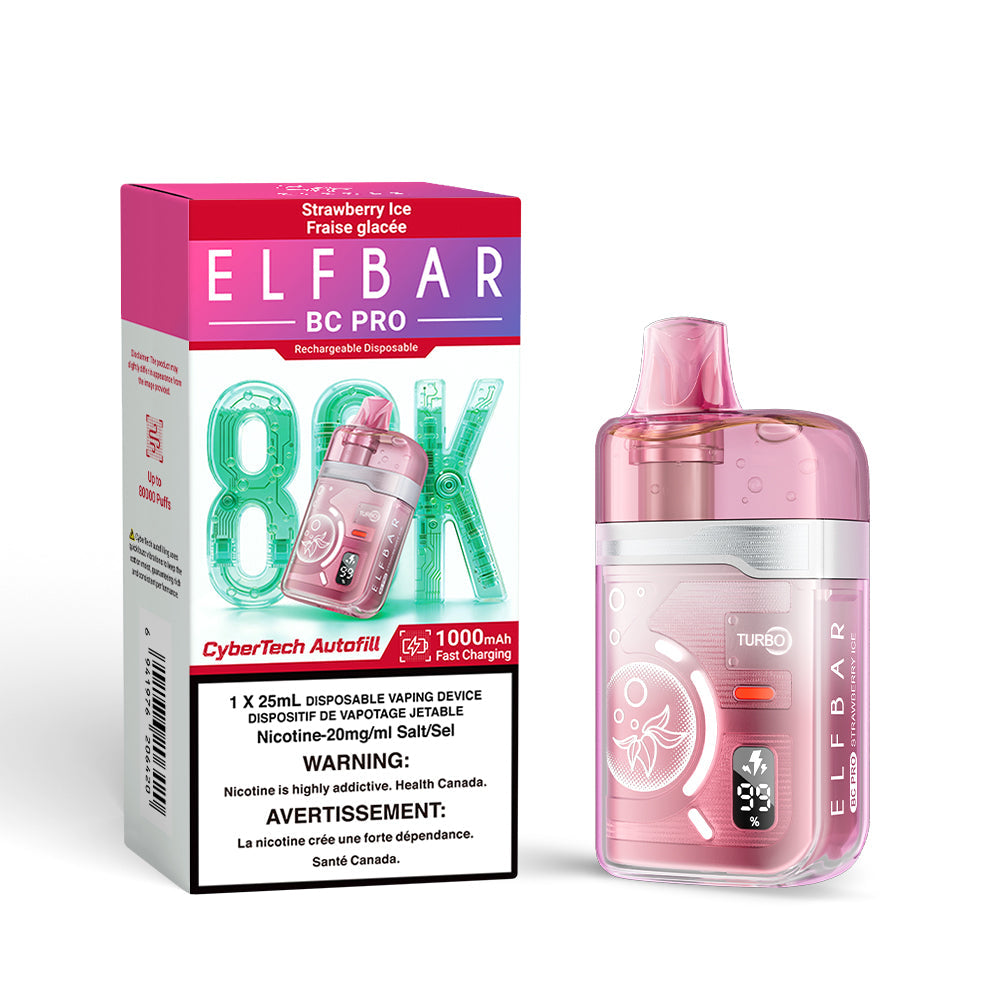 Strawberry Ice Elf Bar BC PRO - Disposable 80K by ELFBAR