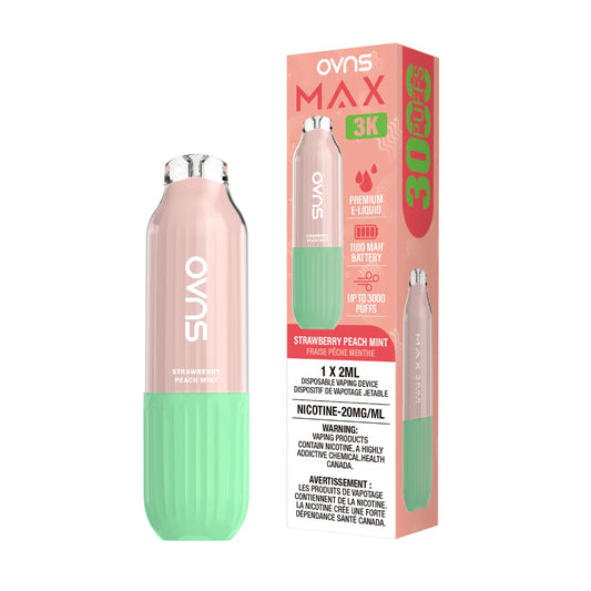 Strawberry Peach Mint Ovns Max - Disposable 3K