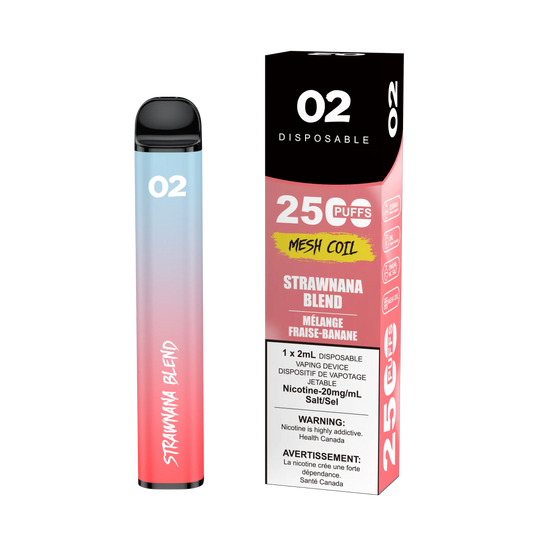 Strawnana Blend O2 - Disposable 2.5K