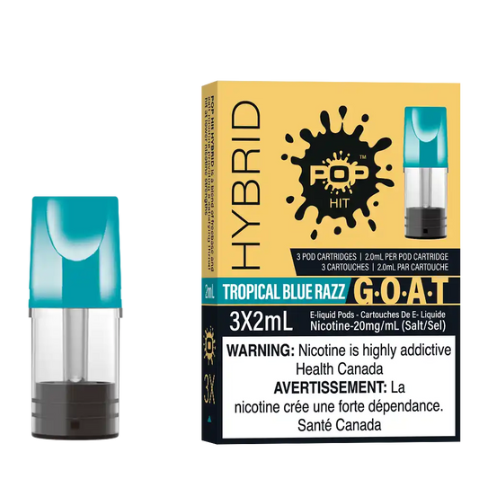 Tropical Blue Razz Stlth Pods by Pop Hybrid