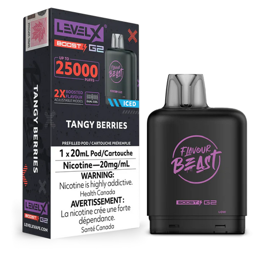 Tangy Berries Flavour Beast Boost G2 Pods 25K