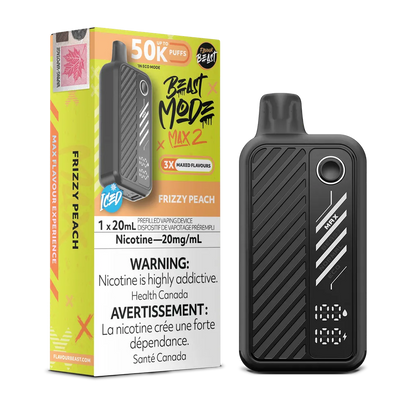 Frizzy Peach Iced Flavour Beast Mode Max 2 - Disposable 50K
