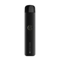Uwell Caliburn G Pod Kit in gray with vertical ridges, a gold fire button, and black mouthpiece.