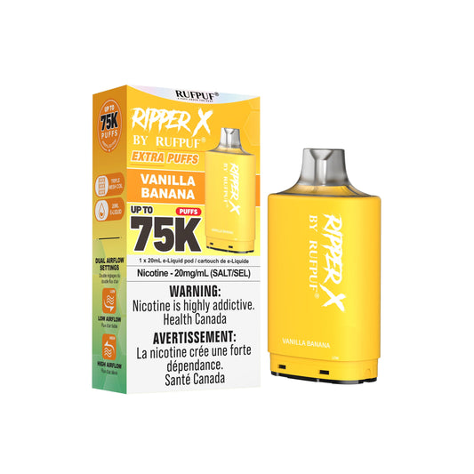 Vanilla Banana Rufpuf Ripper X Pods 75K