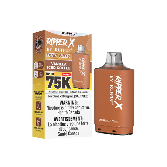 Vanilla Iced Coffee Rufpuf Ripper X Pods 75K