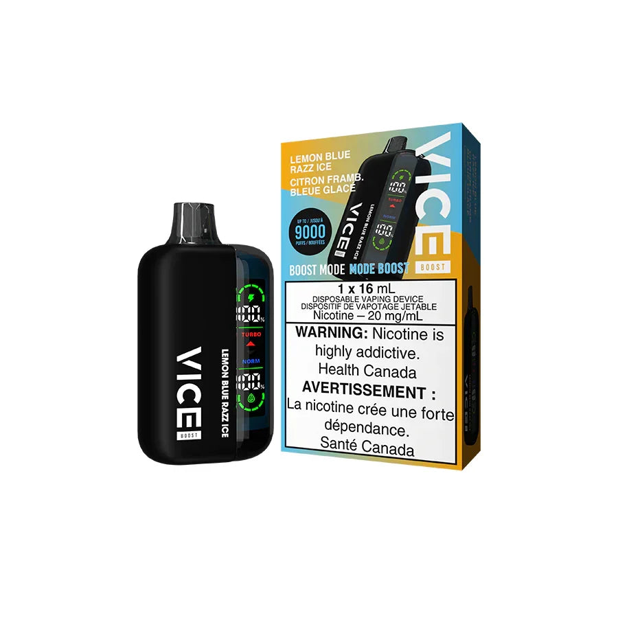 Lemon Blue Razz Ice Vice Boost - Disposable 9K