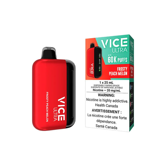 Frosty Peach Melon Vice Ultra - Disposable 60K