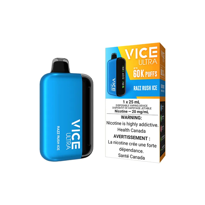 Razz Rush Ice Vice Ultra - Disposable 60K