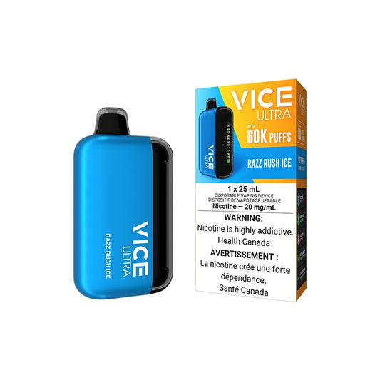 Razz Rush Ice Vice Ultra - Disposable 60K