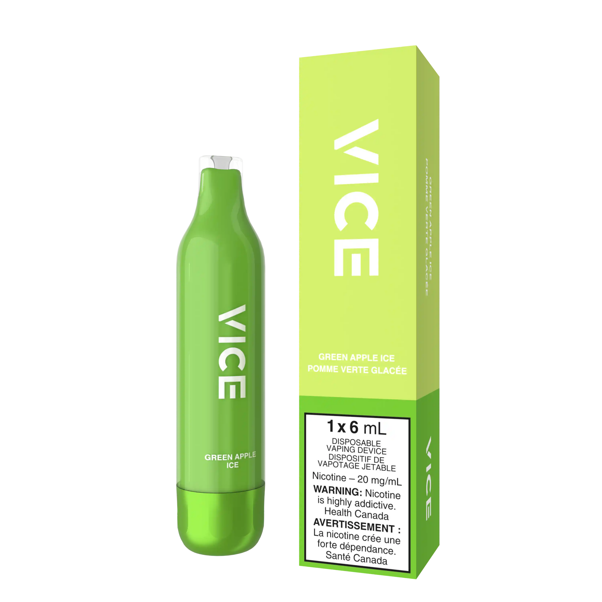 Green Apple Ice Vice 2500 - Disposable Vape