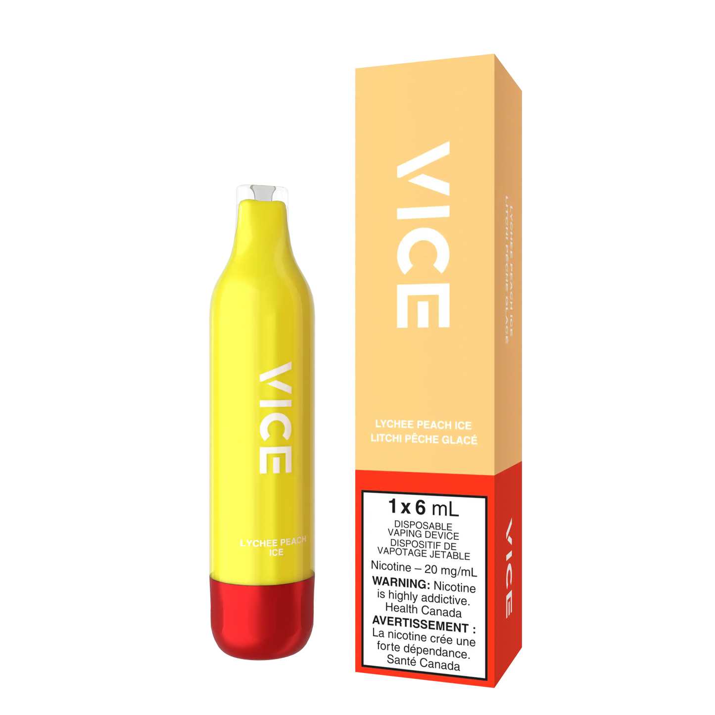 Lychee Peach Ice Vice 2500 - Disposable Vape
