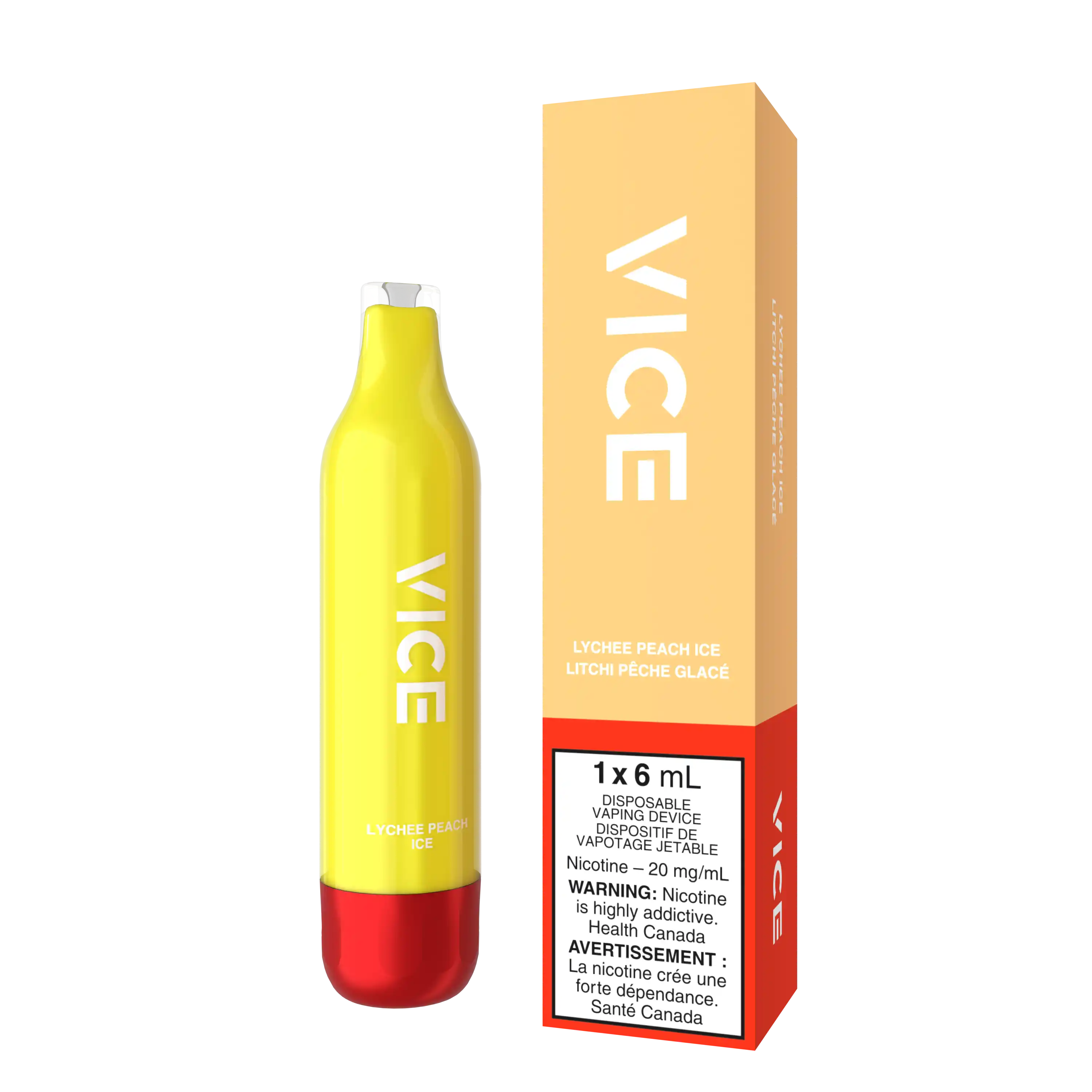 Lychee Peach Ice Vice 2500 - Disposable Vape