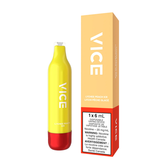 Lychee Peach Ice Vice 2500 - Disposable Vape
