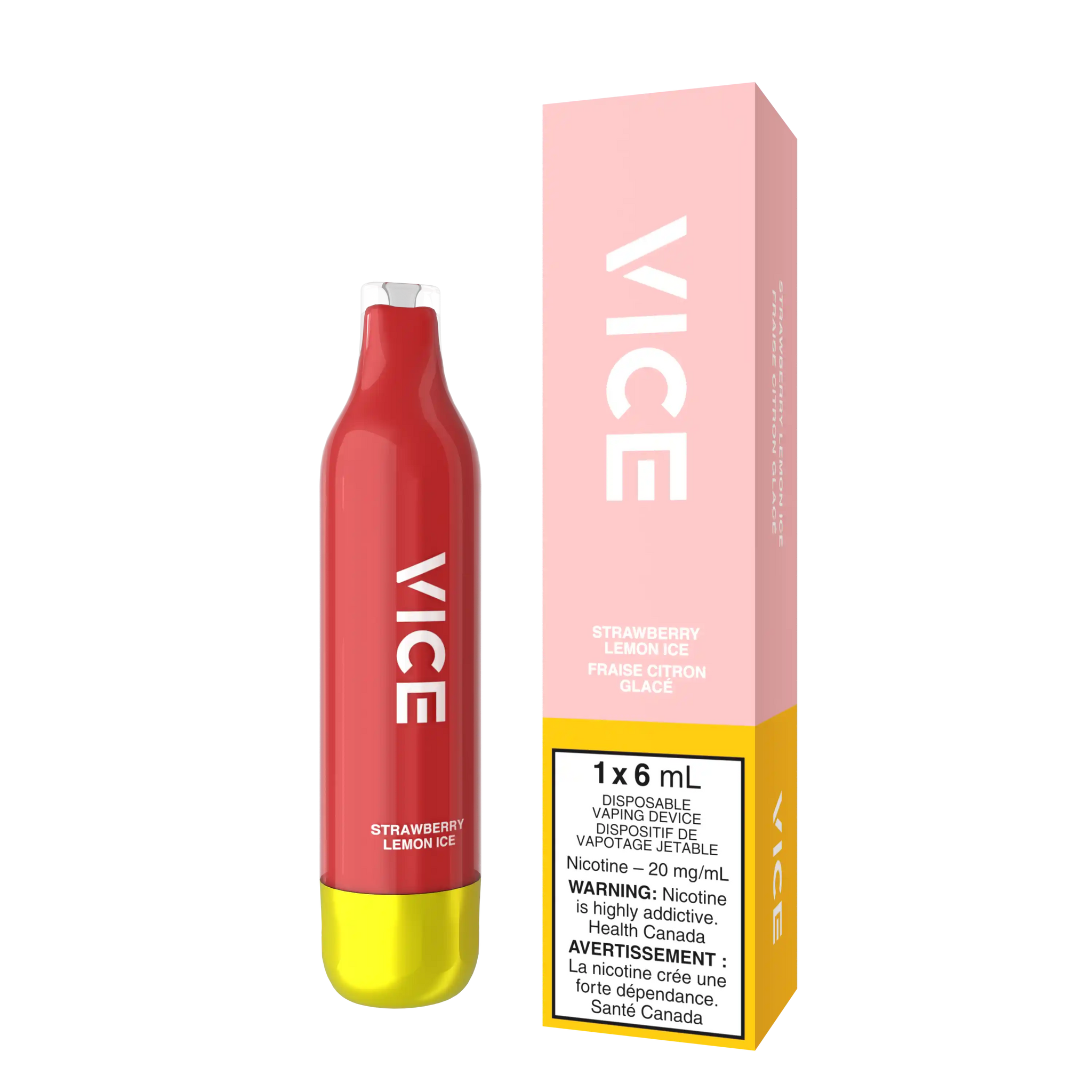 Strawberry Lemon Ice Vice 2500 - Disposable Vape