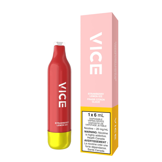 Strawberry Lemon Ice Vice 2500 - Disposable Vape