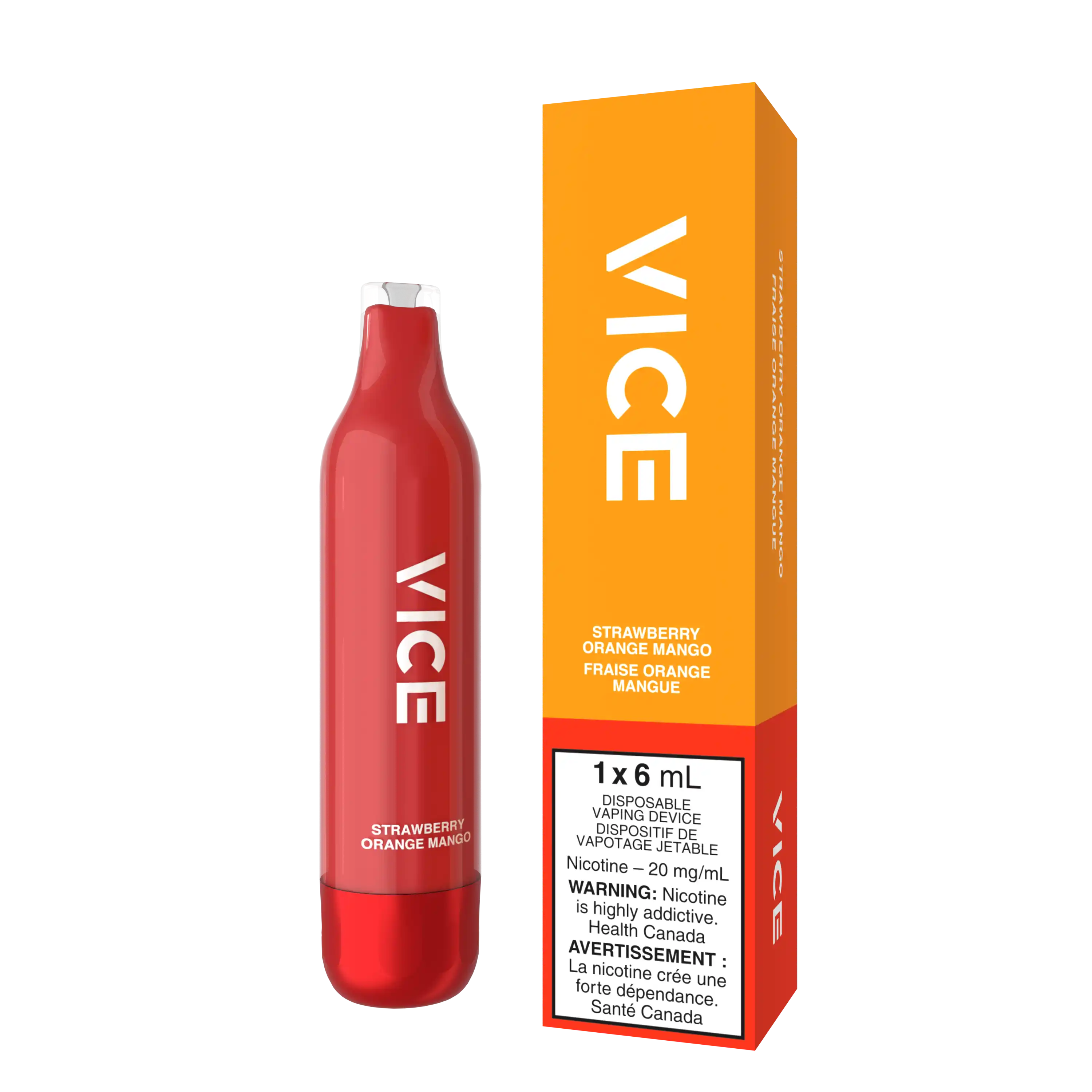 Strawberry Orange Mango Vice 2500 - Disposable Vape