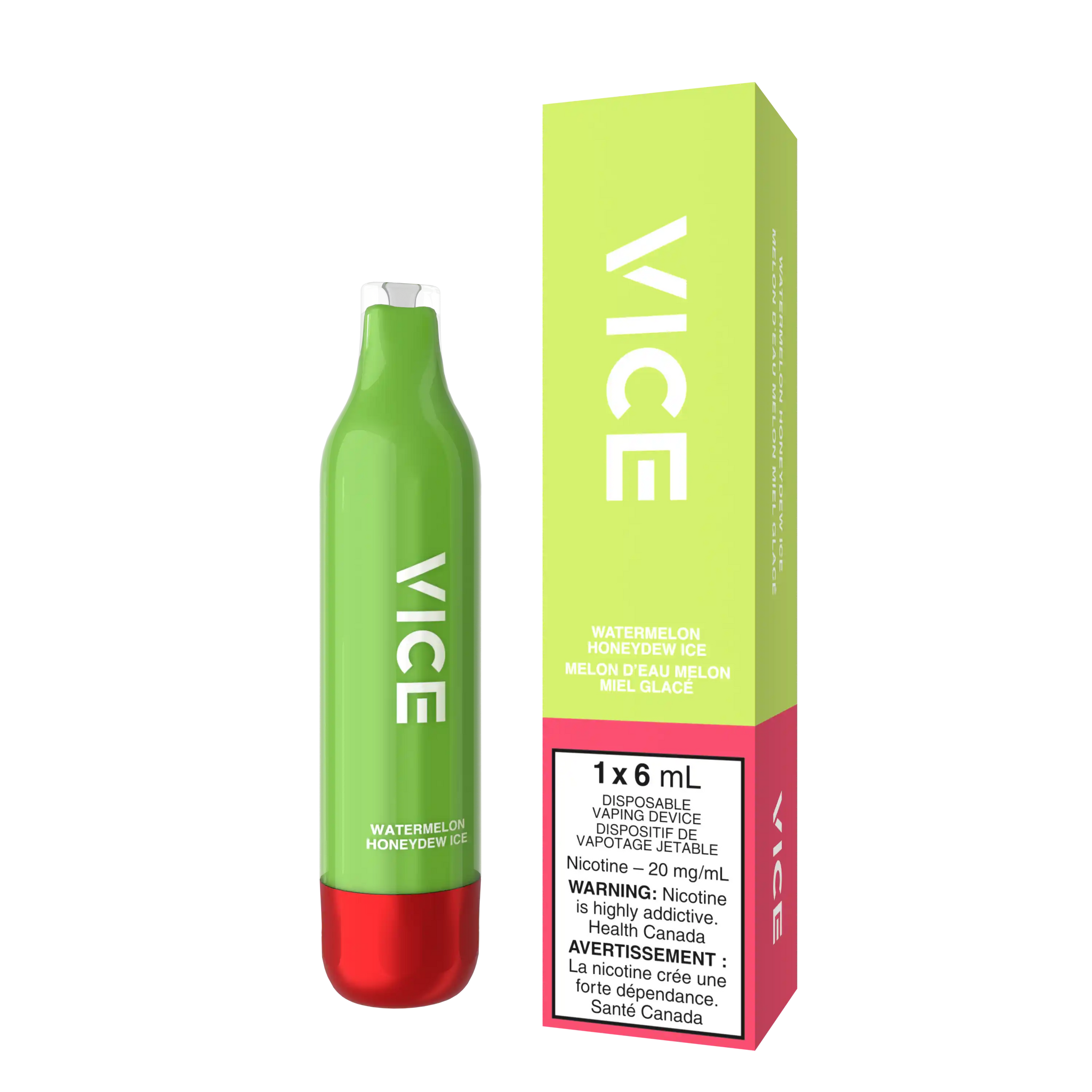 Watermelon Honeydew Ice Vice 2500 - Disposable Vape