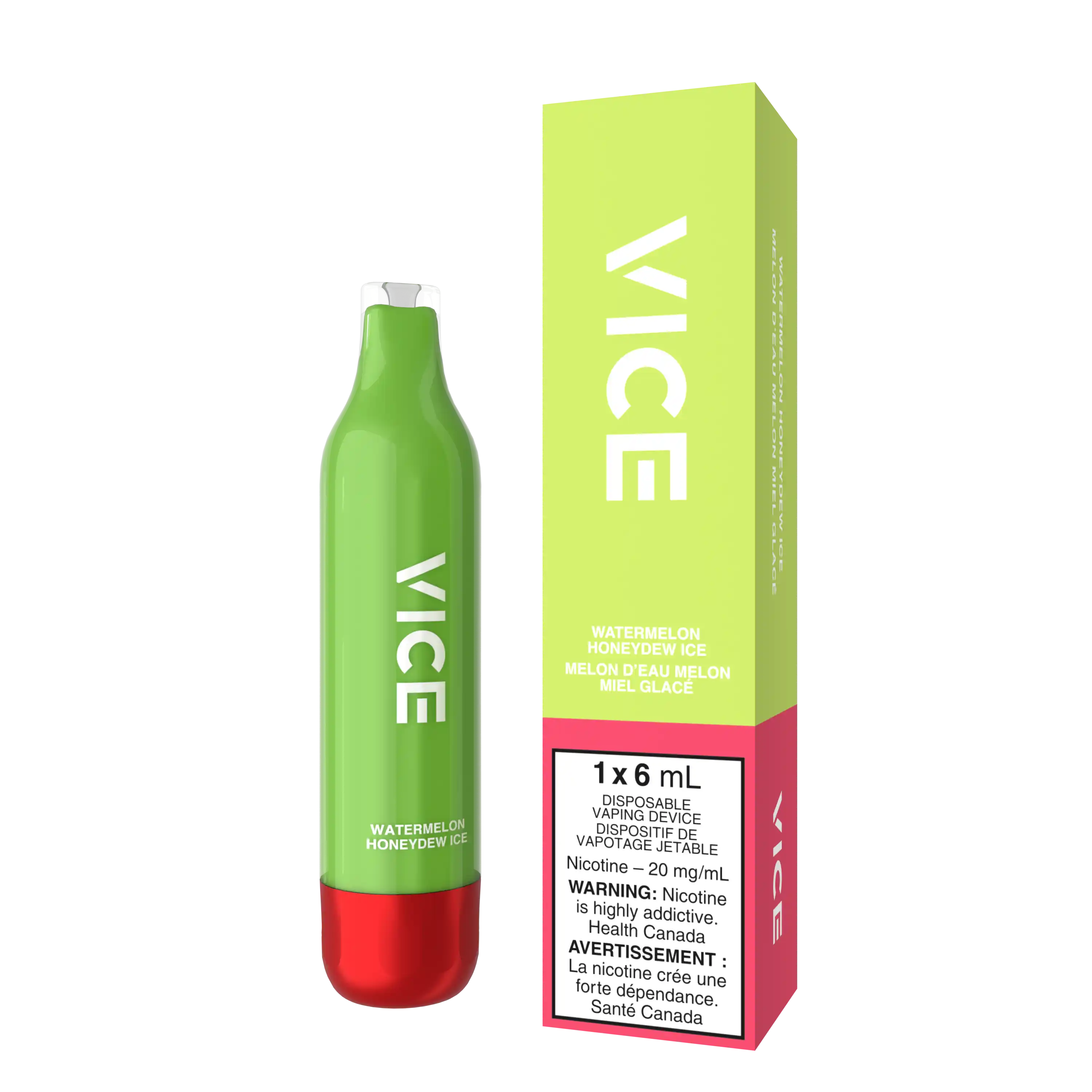 Watermelon Honeydew Ice Vice 2500 - Disposable Vape