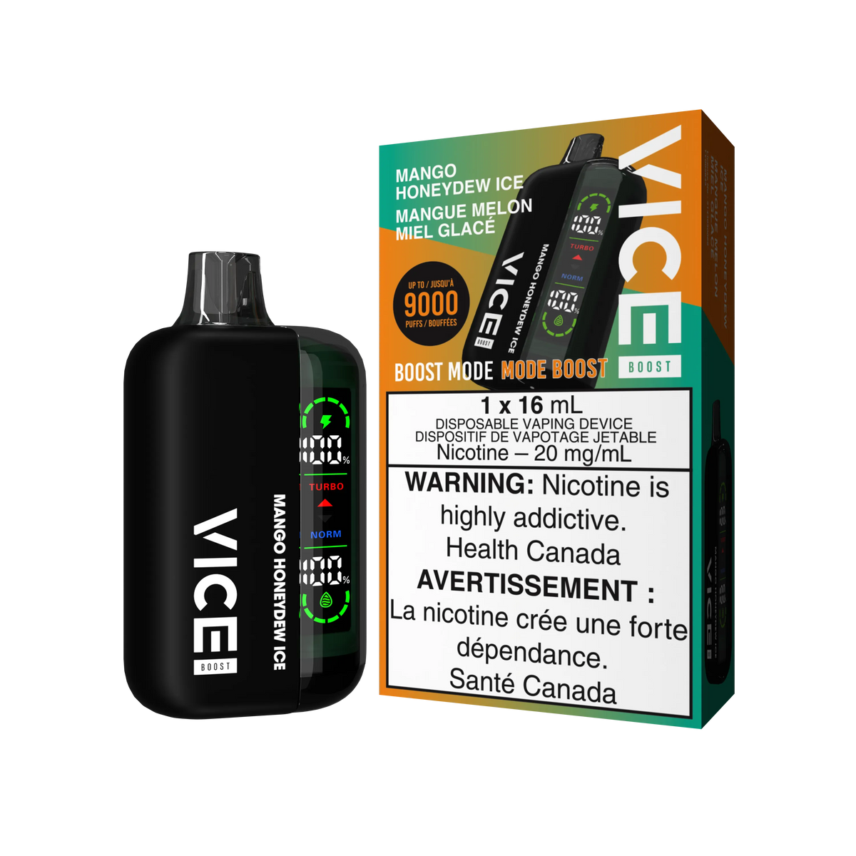 Mango Honeydew Ice Vice Boost - Disposable 9K