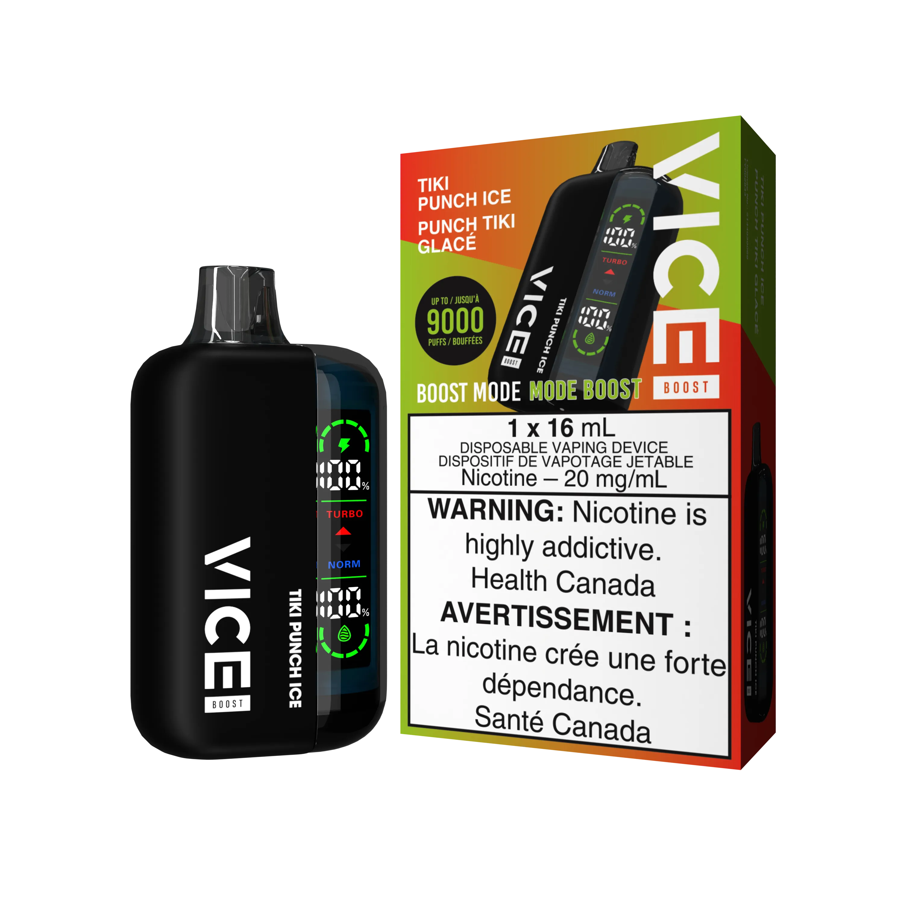 Tiki Punch Ice Vice Boost - Disposable 9K