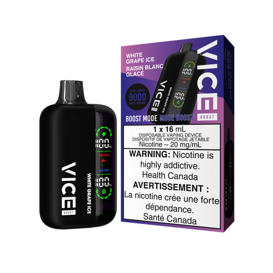 White Grape Ice Vice Boost - Disposable 9K