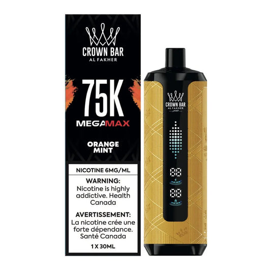 Orange Mint Al Fakher Crown Bar - Disposable 75K