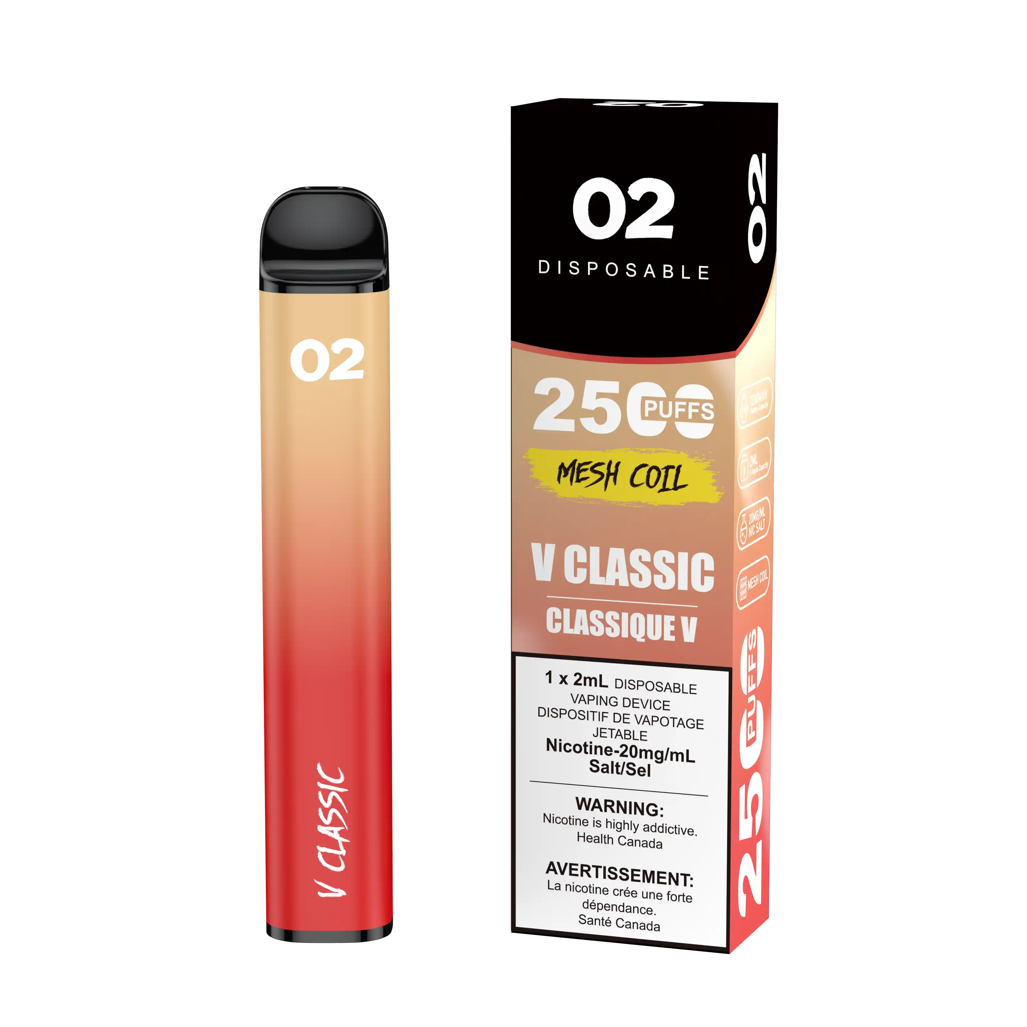 V Classic O2 - Disposable 2.5K