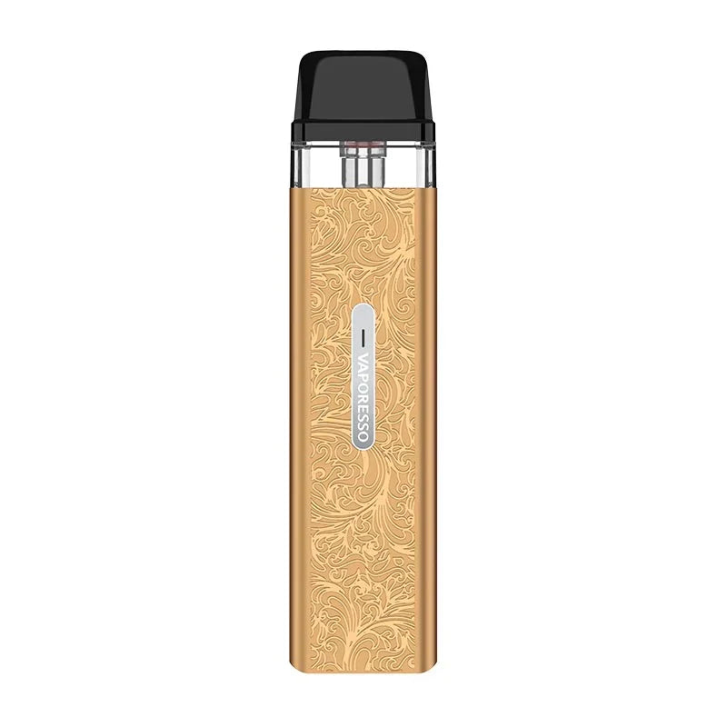 Vaporesso XROS Mini Pod Kit in a vibrant green, sleek rectangular design with a black mouthpiece.