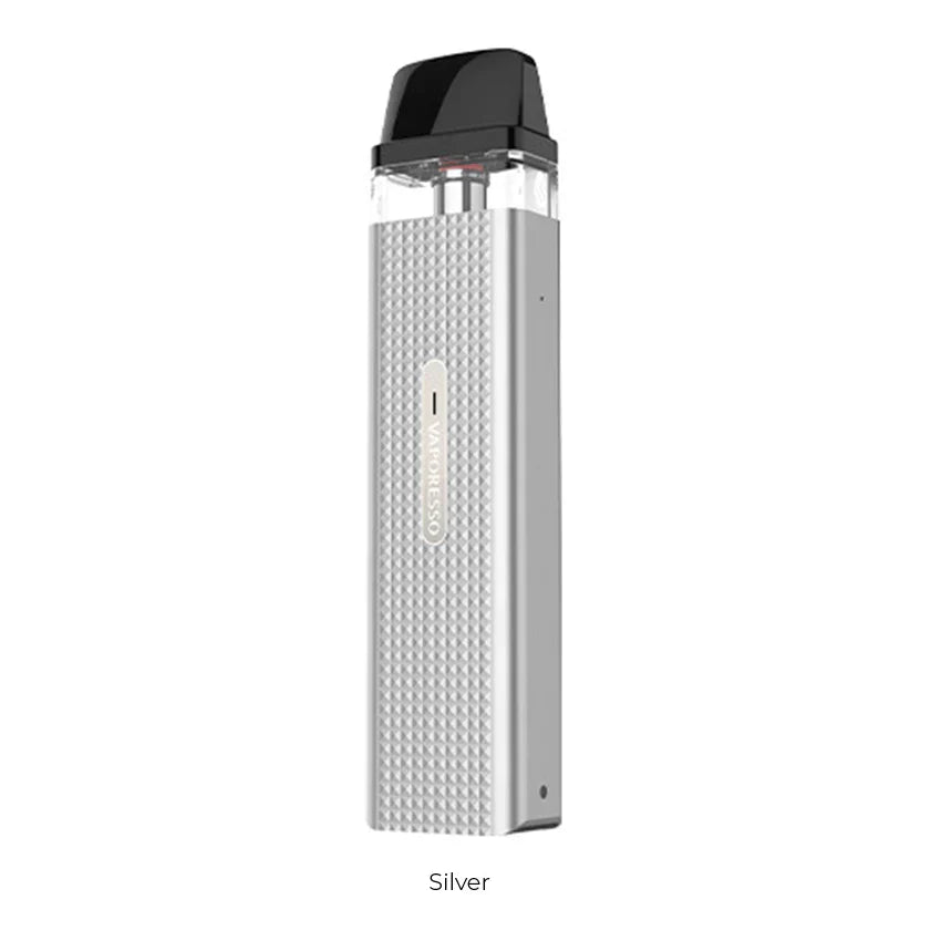 Vaporesso XROS Mini Pod Kit in a vibrant green, sleek rectangular design with a black mouthpiece.