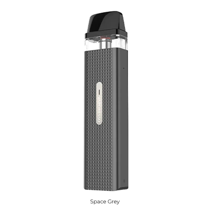 Vaporesso XROS Mini Pod Kit in a vibrant green, sleek rectangular design with a black mouthpiece.