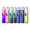 Voopoo Argus G Pod Kit in multiple colors: purple, pink, teal, silver, blue, black, and gold.