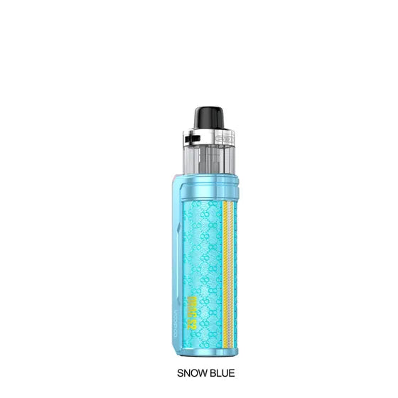 Voopoo Drag S2 Mod Pod Kit in Moss Green, featuring a textured grip and clear 5mL pod.