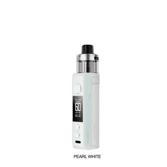 Voopoo Drag S2 Mod Pod Kit in Moss Green, featuring a textured grip and clear 5mL pod.