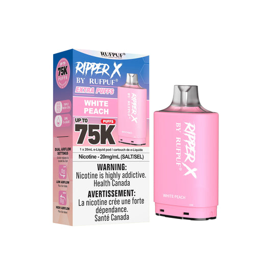 White Peach Rufpuf Ripper X Pods 75K