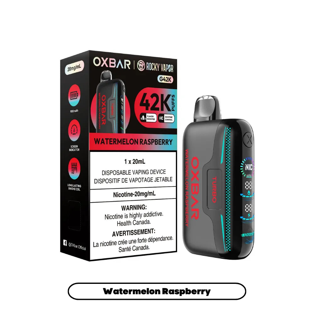 Watermelon Raspberry Oxbar G42K - Disposable 42K by OXBAR