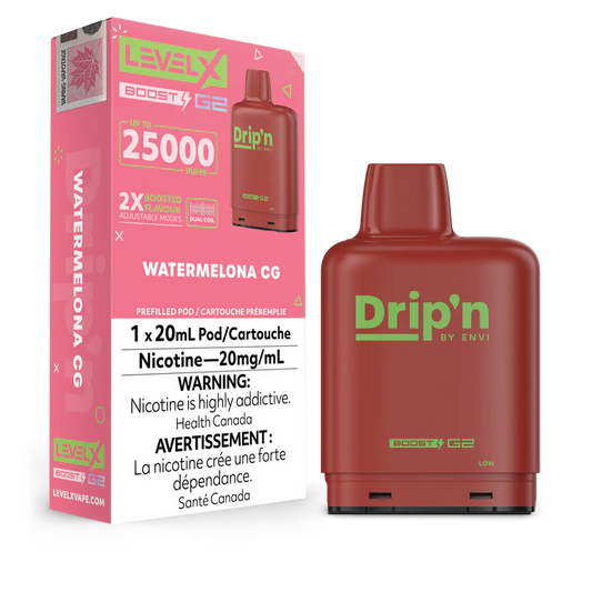 Watermelon CG by Level X Drip'n G2 Boost 25K