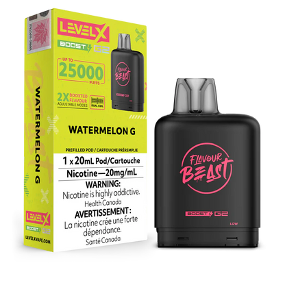 Watermelon G Flavour Beast Boost G2 Pods 25K