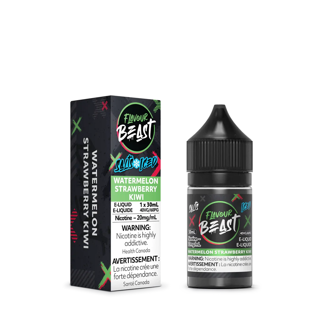 Watermelon Strawberry Kiwi Iced by Flavour Beast Salt