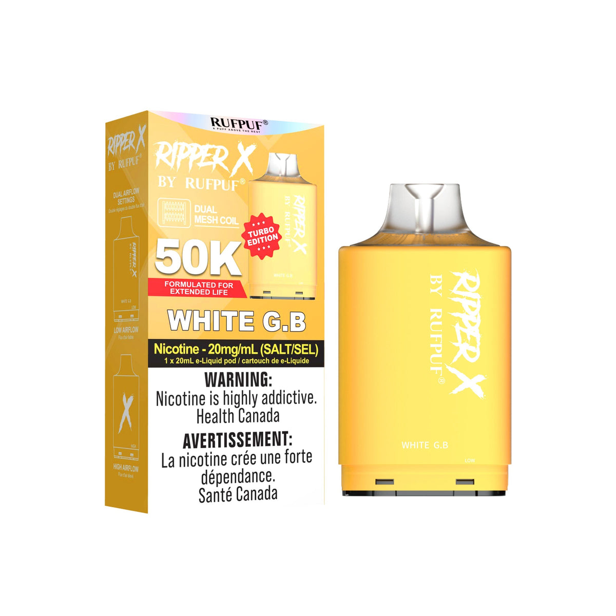 Hyper Ice Rufpuf Ripper X Pods 50K