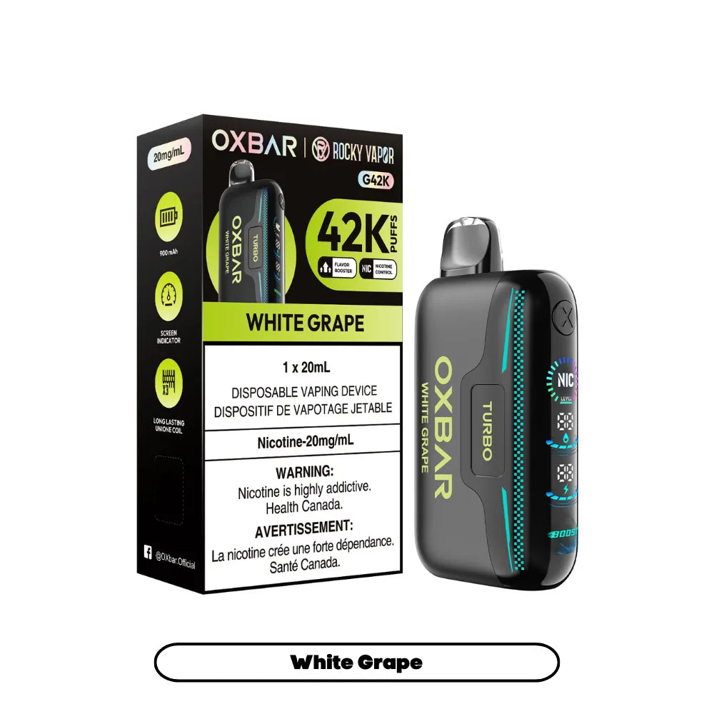 White Grape Oxbar G42K - Disposable 42K by OXBAR