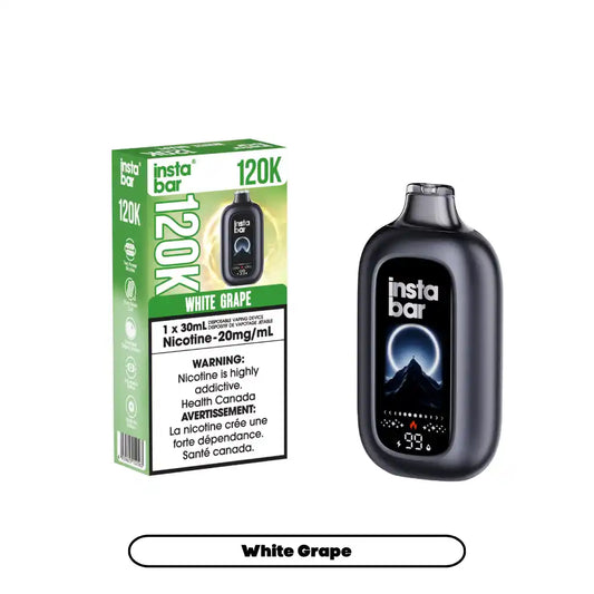 White Grape Insta Bar 120K - Disposable Vape