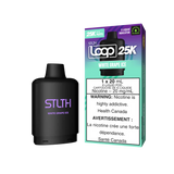Capsule Stlth Loop 25K Glace Raisin Blanc
