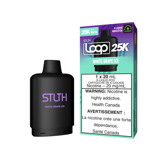 White Grape Ice Stlth Loop 25K Pod