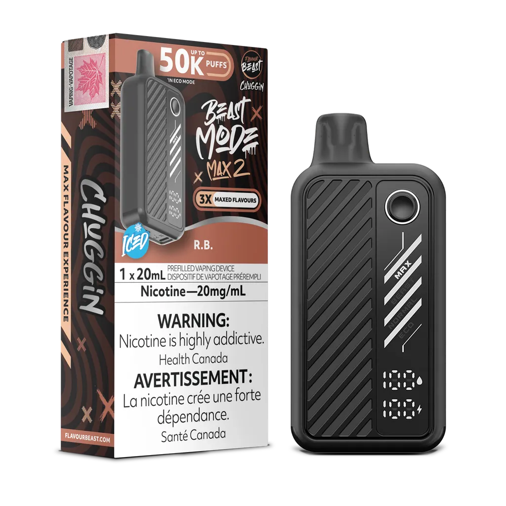 R.B. (Iced) Flavour Beast Mode Max 2 - Disposable 50K by FLAVOUR BEAST