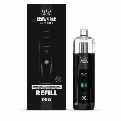 AL FAKHER Crown Bar - AF Refill Pro Device Kit 20mL in Sunset Orange.