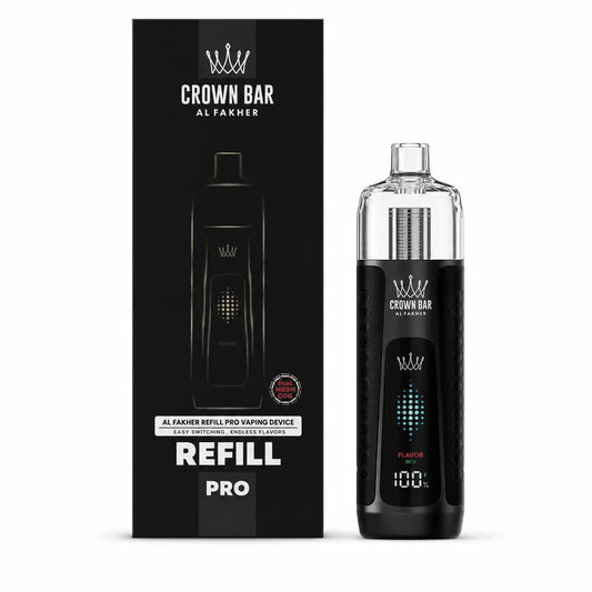AL FAKHER Crown Bar - AF Refill Pro Device Kit 20mL in Sunset Orange.