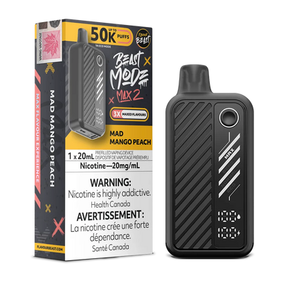 Mad Mango Peach Flavour Beast Mode Max 2 - Disposable 50K