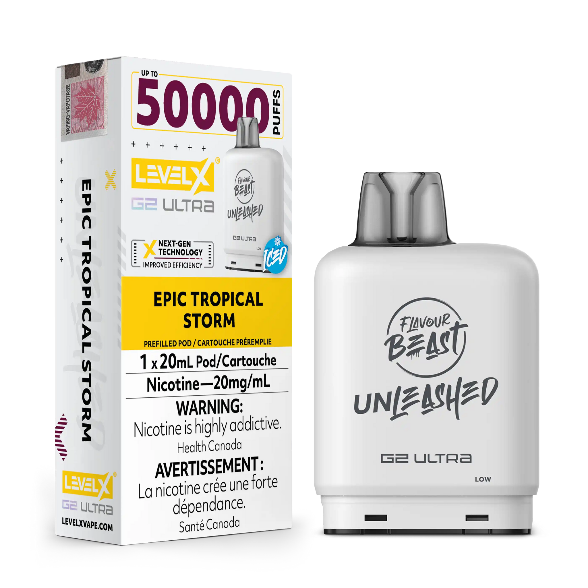 Epic Tropical Storm by Level X Flavour Beast Unleashed G2 Ultra 50K