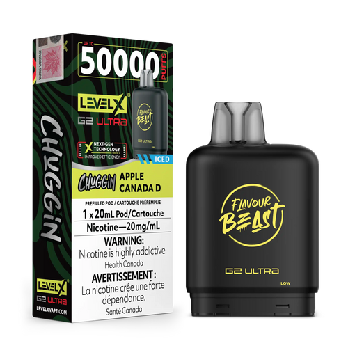 Apple Canada D Iced Chuggin by Level X Flavour Beast G2 Ultra 50K