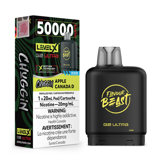 Apple Canada D Iced Chuggin by Level X Flavour Beast G2 Ultra 50K